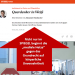 Spiegel Kloummne Querdenker in weiß