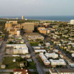 Der UTMB Health complexin Galveston