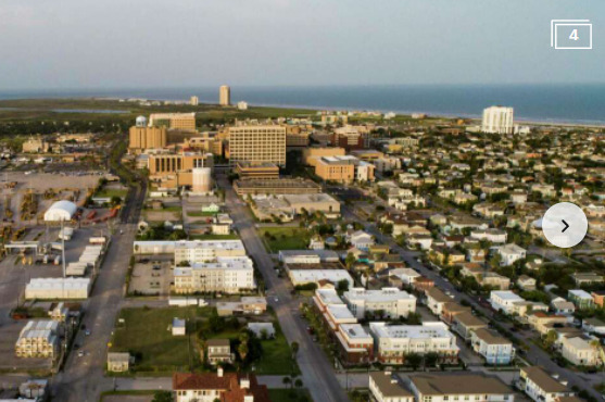 Der UTMB Health complexin Galveston